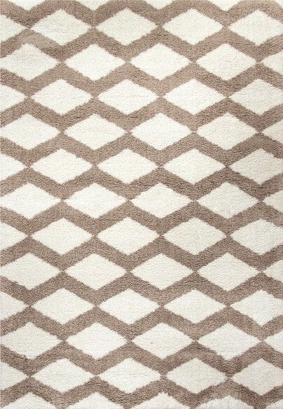 Dynamic Rugs SILKY SHAG 5904-111 White